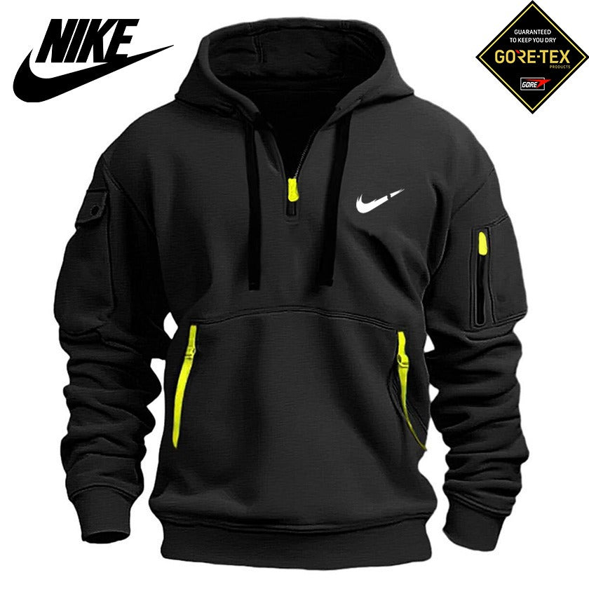Sudadera con media cremallera para todo tipo de clima
