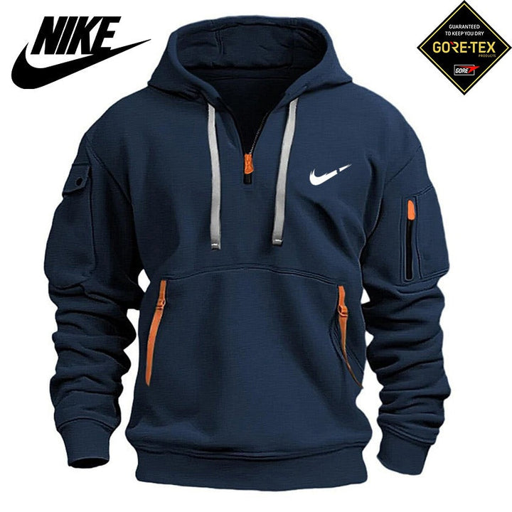 Sudadera con media cremallera para todo tipo de clima