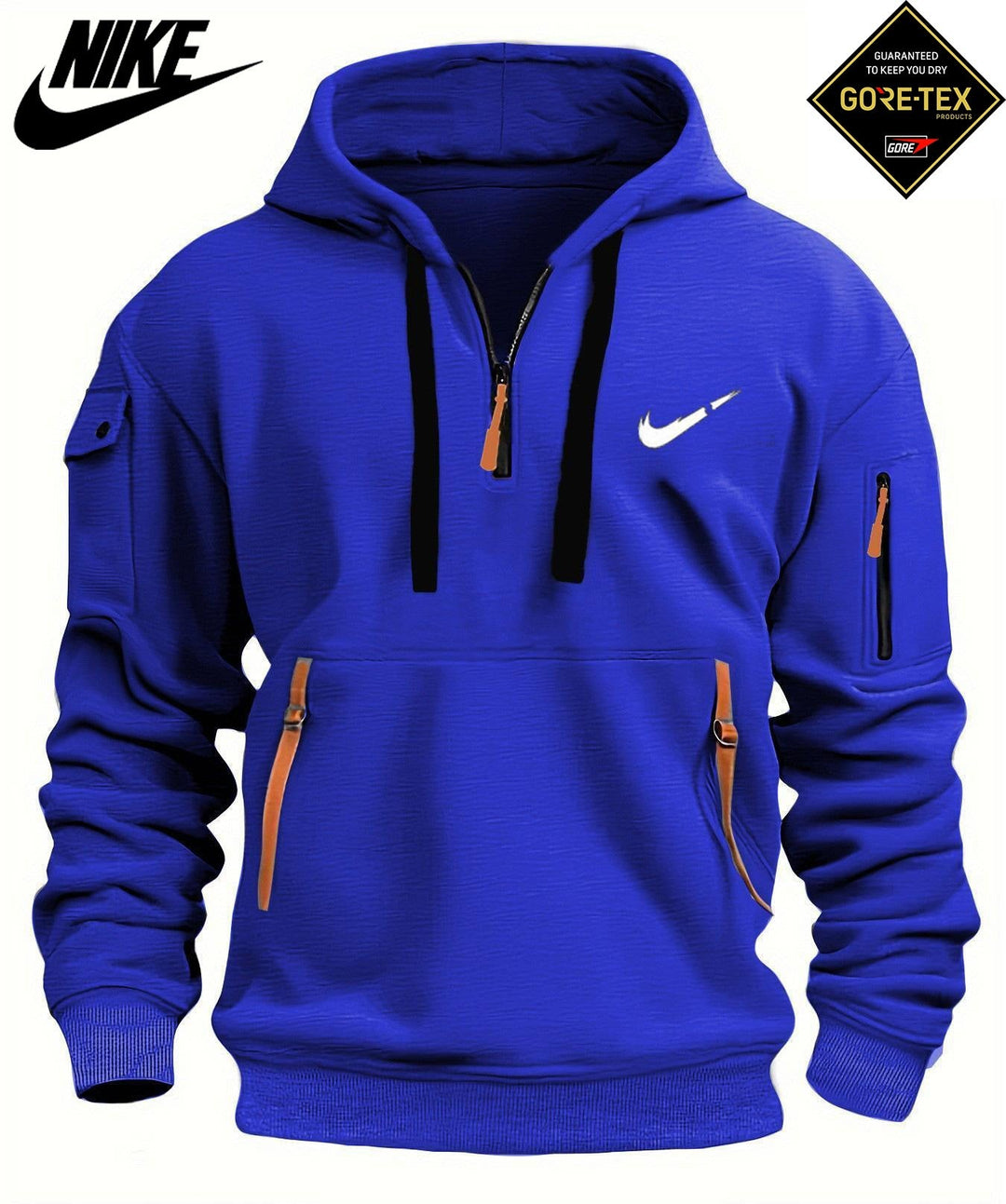 Sudadera con media cremallera para todo tipo de clima