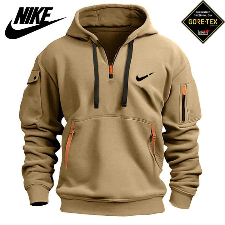 Sudadera con media cremallera para todo tipo de clima
